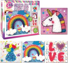 Great Choice Products 3D String Art Kits Crafts for Girls Ages 8-12, Arts and Crafts for Kids Ages 6-8, Make String Lantern with 20 Colored LED