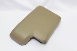 Fits 2006-2011 BMW E90 Synthetic Beige Leather Center Console Lid Cover Cover .  - $32.25