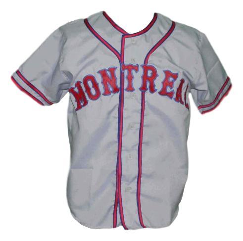 Montreal royals retro baseball jersey 1946 grey 1