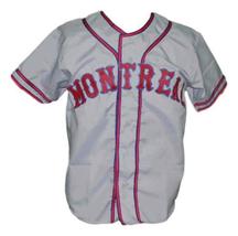 Montreal Royals retro Baseball Jersey 1946 Button Down Grey Any Size image 1