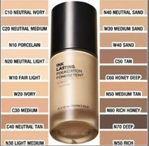 Avon Ink Lasting  Foundation Nib - Free Shipping ~ Color C50 Tan - $29.99