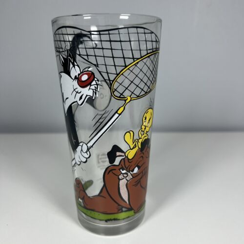 Tweety Sylvester Spike Looney Tunes Drinking Glass 1976 Pepsi Collector