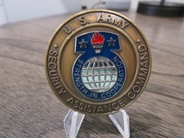 US Army USASAC Security Assistance Command Challenge Coin #1646 - $10.88