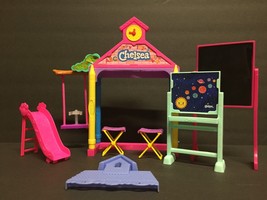 Barbie Chelsea School Play Set w/Slid Chalkboard Swing and more Mattel - $9.57