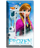 frozen Princess Anna and snowman Olaf single GFI light switch cover wall... - $9.97