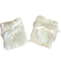 Baby Socks Lovely Bow Cotton Summer Infant Stocking 1-4 Years Old(Creamy White)