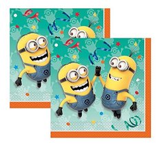 2-pack Despicable Me Minions Party Dinner 16ct Napkins (32 total) - $9.79