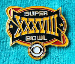 SUPER BOWL 5 Final Score LAPEL PIN & CARD Willabee Ward COLTS