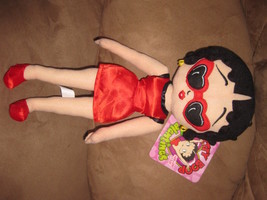2013 Betty Boop Valentine's Day Red Dress Brand New Licensed Plush Nwt Tags 15" - $9.99