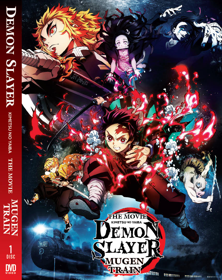Demon Slayer: Kimetsu No Yaiba Season 1-3 (1-55 End) +Mugen Movie English  Dubbed DVD 