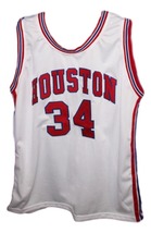 Akeem Olajuwon #34 Houston New Men Basketball Jersey White Any Size image 4