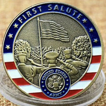 US Army  2nd Lt First Salute Oath Of Office Coin Challenge - $14.74