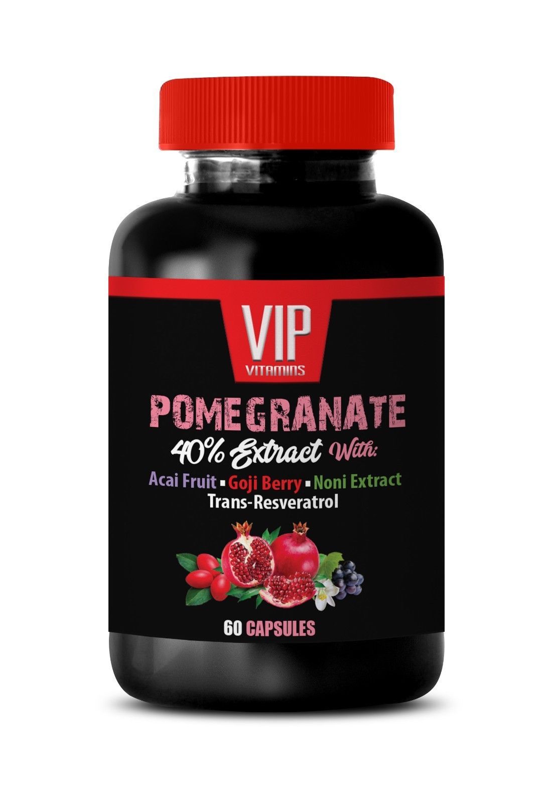 Primary image for pomegranate extract capsules - POMEGRANATE 40% EXTRACT - anti inflammatory - 1B