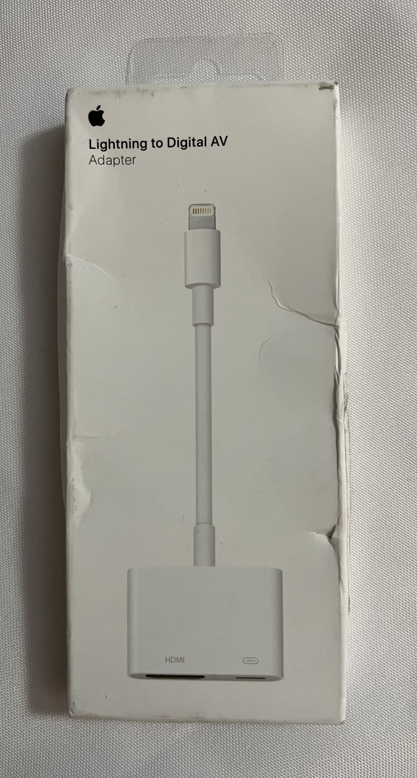 Apple Lightning to HDMI Adapter for iPhones/iPad/iPod with Lightning  Connector, White (MD826AM/A)