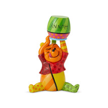 Disney Britto Winnie The Pooh Figurine Bear Miniature 3.6" High Collectible - $32.17
