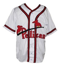 Custom Name Number New Orleans Pelicans Baseball Jersey 1940 White Any Size image 1