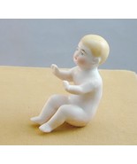 Tiny Antique Sitting German Bisque Baby Doll - $29.99