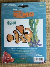 Janlynn Disney Pixar FINDING NEMO Counted Cross Stitch Kit Clown Fish 7”... - $10.44
