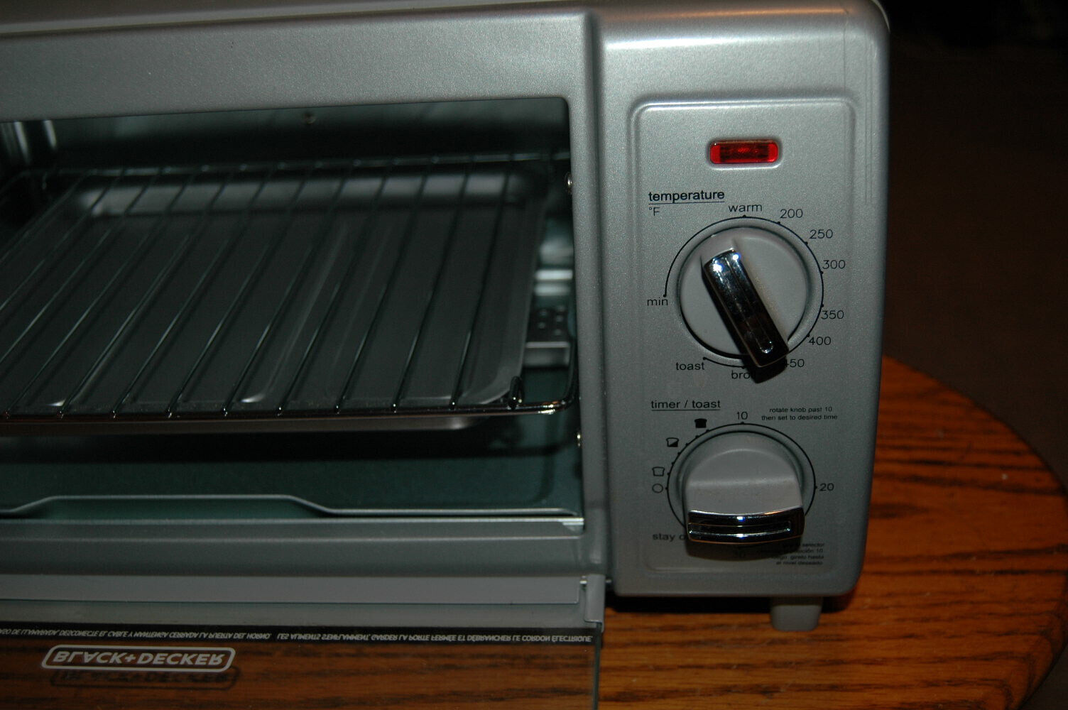 BLACK+DECKER 4 Slice Toaster Oven - Silver - TO1700S