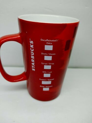 2 STARBUCKS Reusable Grande 16 OZ Plastic Coffee Tea Hot Cup Mugs