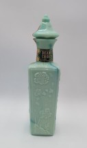 Vtg 1972 Jim Beam Jade Jadeite Mint Green Milk Glass Liquor Decanter Bottle - $24.18