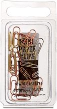 Mini Paper Clips.  Brass, Silve, Copper Colors. Creative Impressions