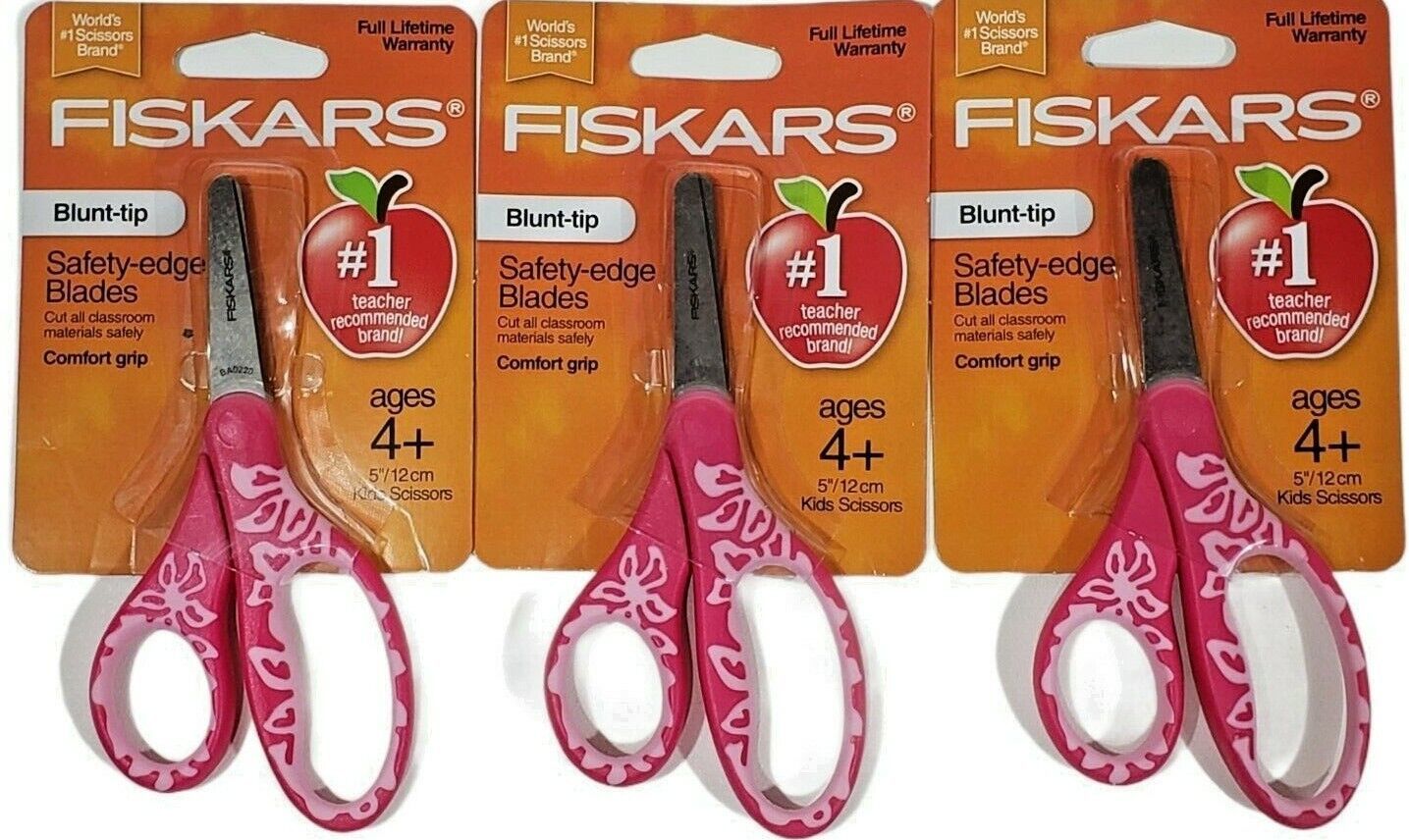 Fiskars Pre-School Training Scissors, 6 Pack