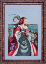 MD113 "The Red Lady Pirate" Mirabilia Xstitch Chart With Embellishment Pack MD11 - $69.29