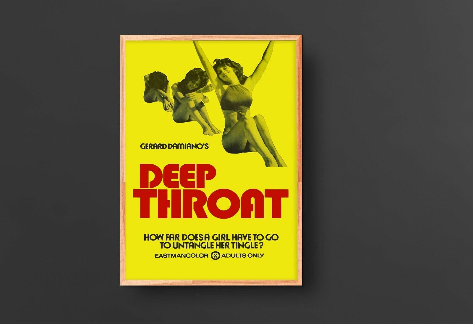 Deep Throat Adult Movie Poster 1972 1970 79