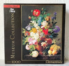Clementoni Museum Collection Van Dael Bowl of Flowers 1000 Pc Puzzle - C... - $23.70
