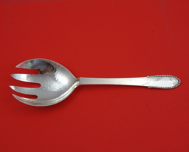 Beaded by Georg Jensen Sterling Silver Serving Fork Small #116 8&quot; Heirloom - $385.11