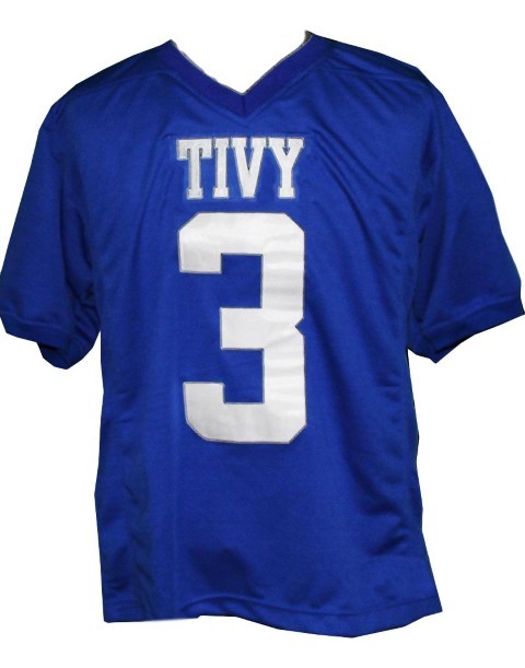 Johnny manziel  3 tivy high school new men football jersey blue 1