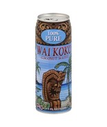 Wai Koko Hawaii 100% Pure Coconut Water 17.5 Oz (Pack Of 8) - $98.01