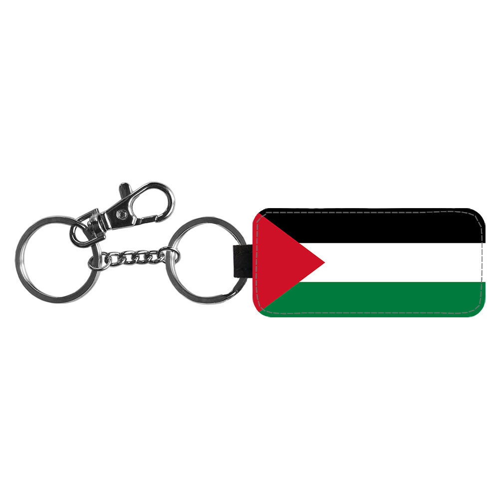 Flag of Palestine State Keychain, Palestine State Flag Keyring - Keychains