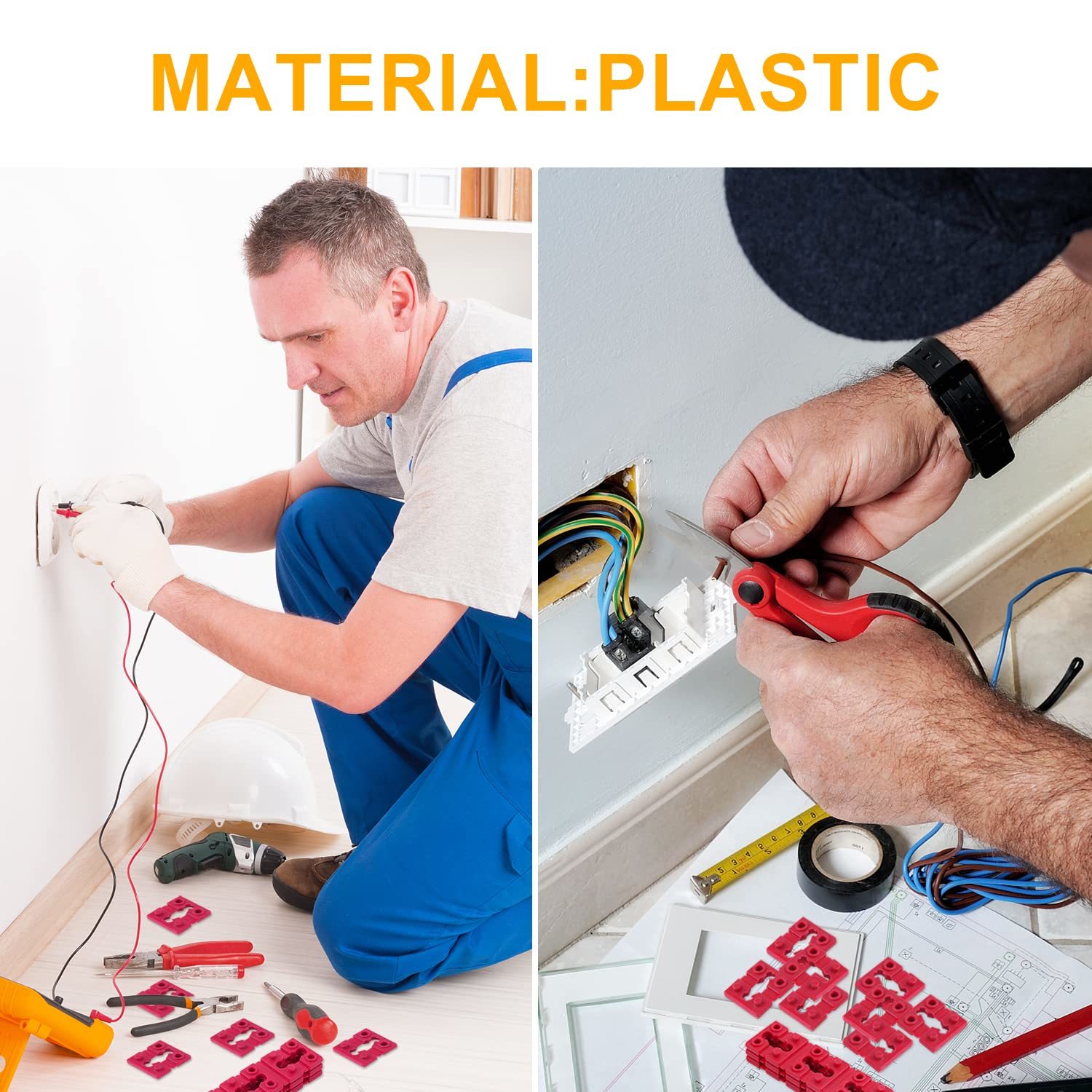 40Pcs Switch Receptacle Spacers, Electrical Socket Spacers For