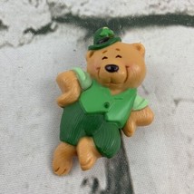 1986 Hallmark Teddy Bear Irish Leprechaun Pin 2” St Patricks Day - $11.88