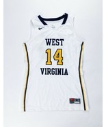 Nike West Virginia Basketball Practice Tank Jersey Women&#39;s Medium White ... - $16.10