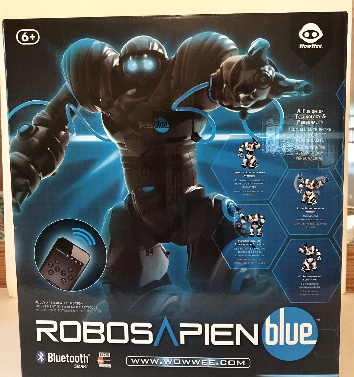 Wow Wee ROBOSAPIEN blue 14