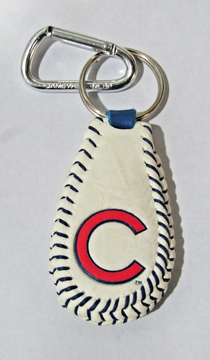 St Louis Cardinals Color Leather Baseball Keychain [New] MLB Key