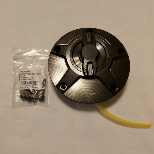 MC MOTOPARTS NIMBLE Green Black CNC Quick Lock Fuel Gas Cap