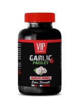 heart health capsules, ODORLESS GARLIC & PARSLEY 600mg, reduce blood pressure 1B - $14.92