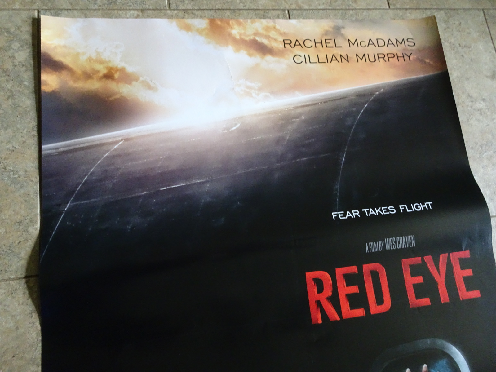 RED EYE - MOVIE POSTER STARRING RACHEL MCADAMS & CILLIAN MURPHY ...