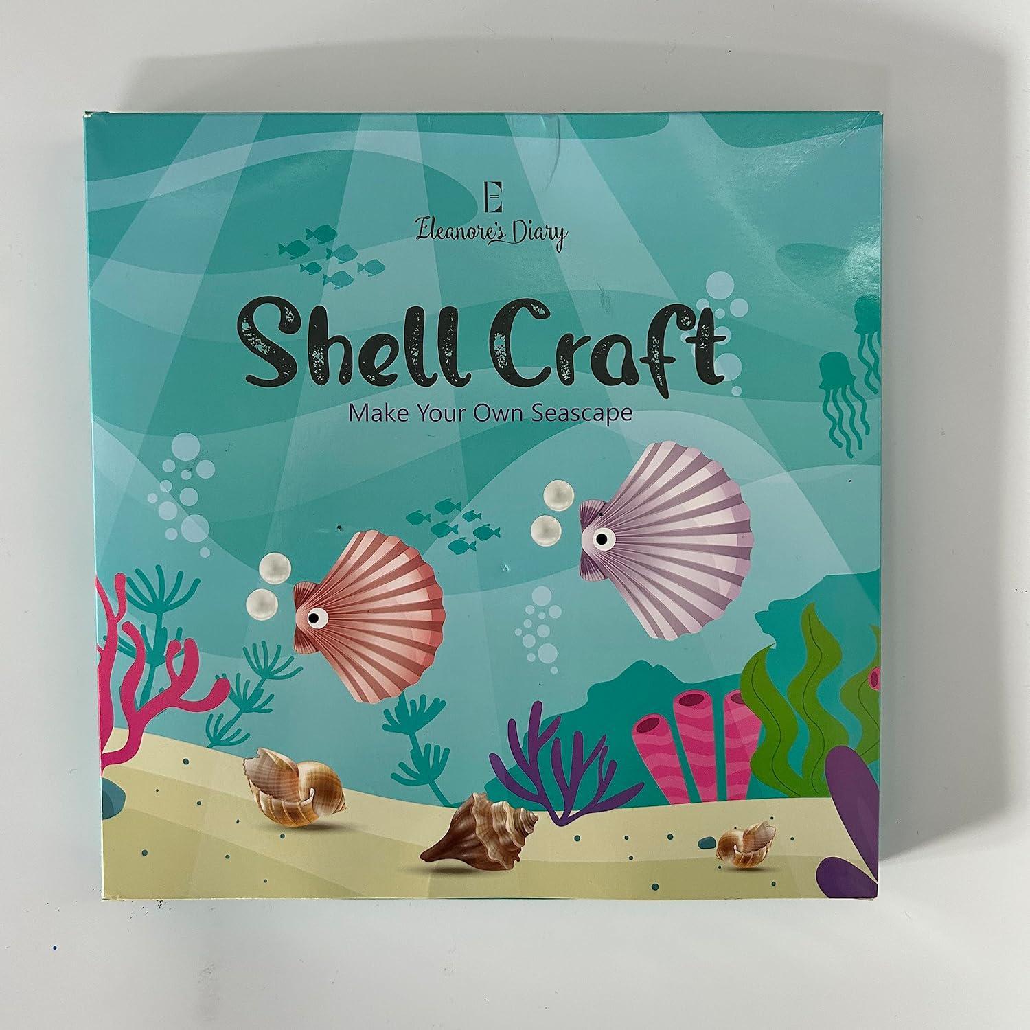  Eleanore's Diary Kids Seashell Painting Kit, Arts