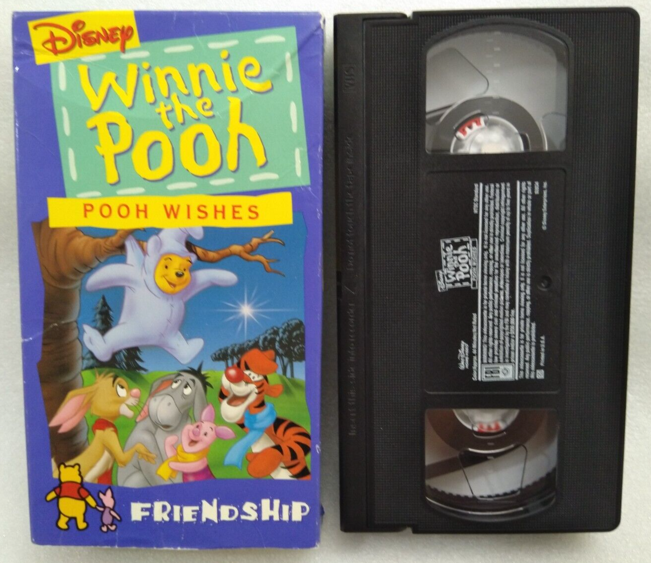 VHS Winnie the Pooh - Pooh Friendship - Pooh Wishes (VHS, 1997) - VHS Tapes