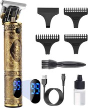 Professional Hair Clippers For Men, Electric Clippers Zero Gapped Cordless Beard - $44.94