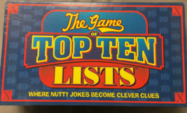 The Game of Top Ten Lists When Nutty Jokes Become Clever Clues Complete 1995 TDC - $24.75