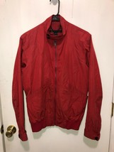 Marc by Marc Jacobs Men&#39;s Small Full Zip Mesh Lined Red Windbreaker - $39.59