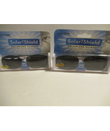 2 Piece Solar Shield Clip On Sunglasses 50 Rec 5 New - $16.99