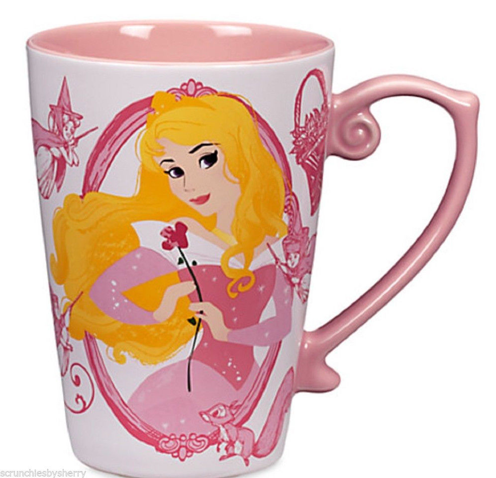 Little Mermaid Ariel & Flounder Mug Cup Cute Disney Store Japan –