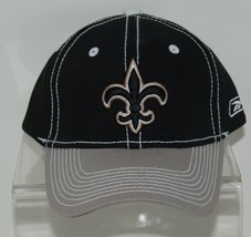 Reebok Team Apparel New Orleans Saints Curved Bill Ball Cap NFL Licensed image 1